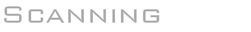 Scanning Text Heading